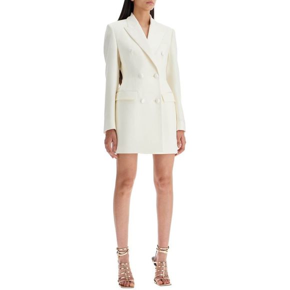 Versace Long Hourglass-Shaped Smoking Jacket Women - Picture 2 of 4